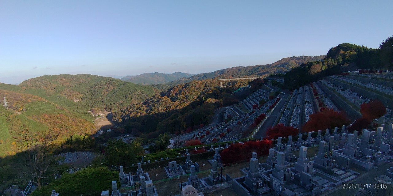 7区3番上段駐車場からの風景