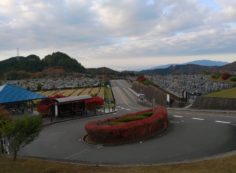 霊園北口からの風景