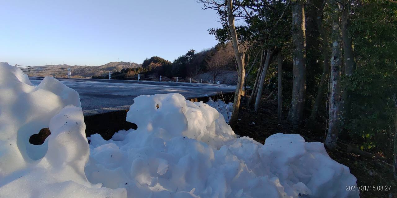 7区3番墓所上段駐車場風景