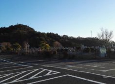 バス通り・東風景（1区4番墓所）