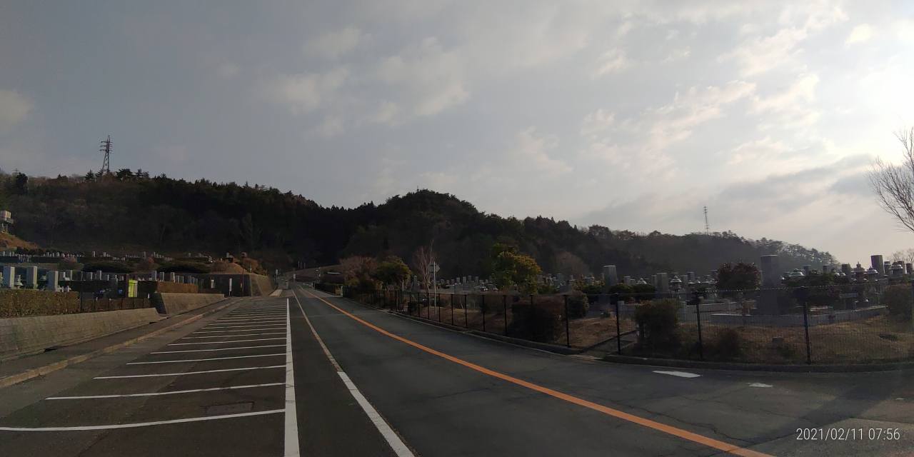 バス通り・（東北向）北口バス停方向　