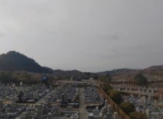 11区7番墓所から園内（南西）風景