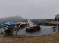 霊園北入口から園内風景