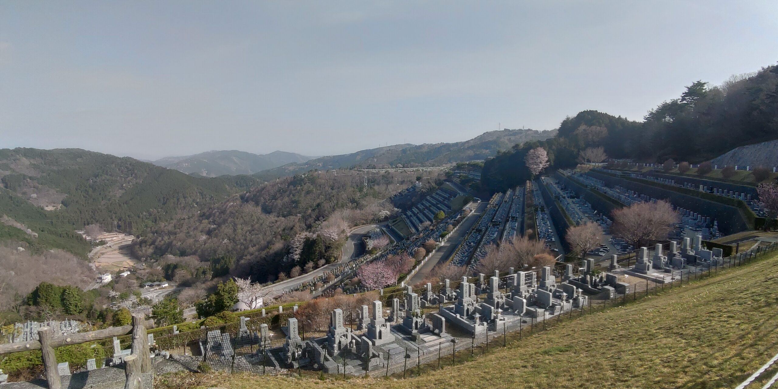 7区3番上段駐車場から風景