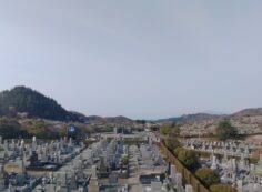 11区7番墓所から園内（南西）風景