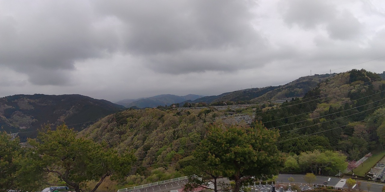 8区4番枝道駐車場からの風景