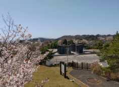 （11時～）臨時駐車場からモニュメント風景　