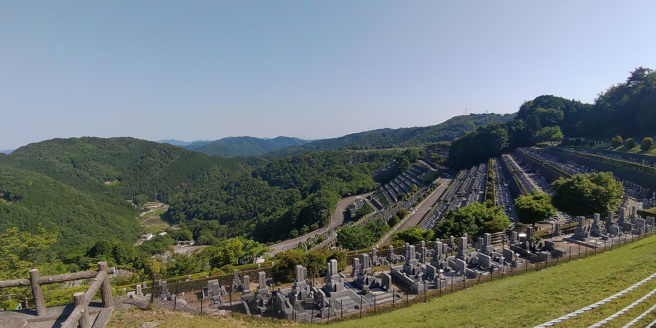 7区3番上段駐車場からの風景