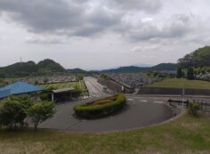 霊園北入り口からの風景