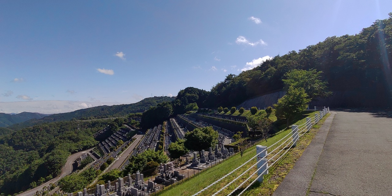 7区3番上段駐車場からの風景