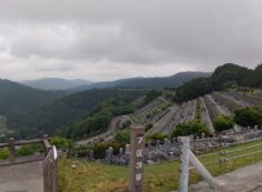 7区3番墓所上段駐車場からの風景