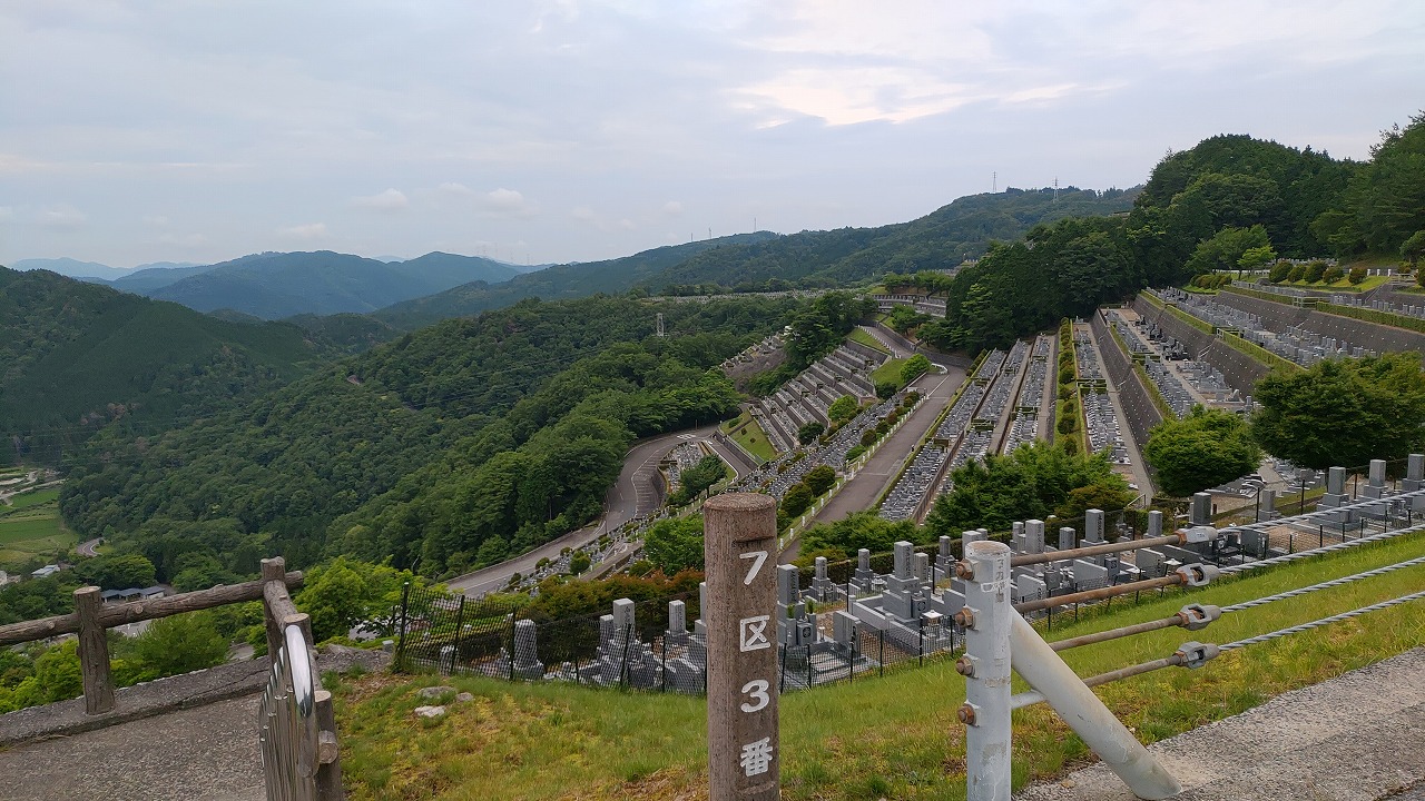 7区3番上段駐車場からの風景