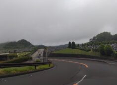 霊園北入り口からの風景