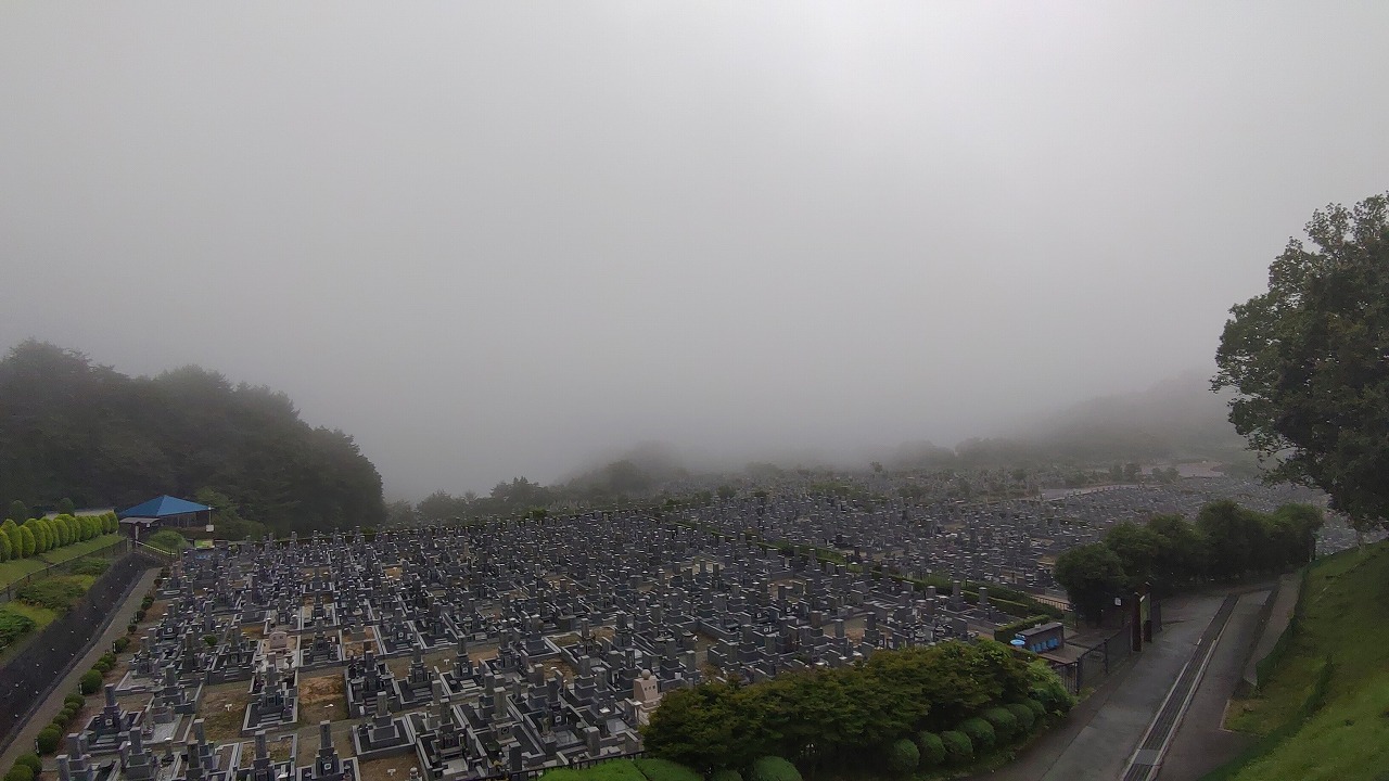 11区1番墓所から（南向き）風景