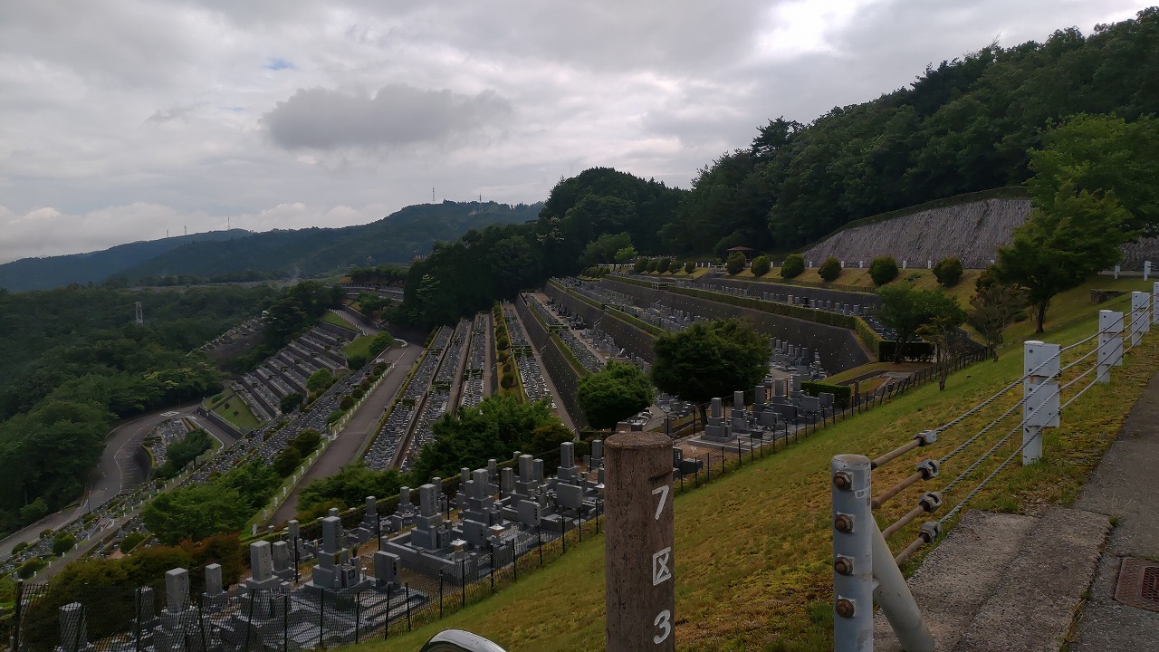 7区3番上段駐車場からの風景①