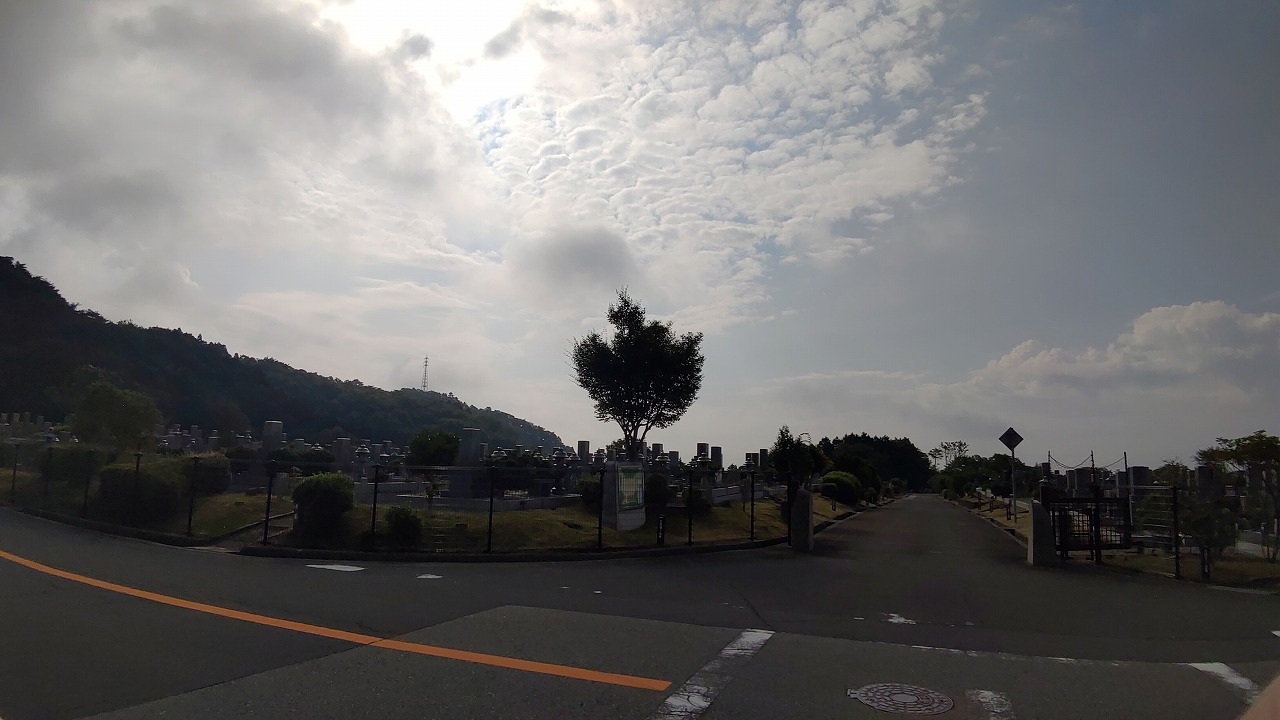 バス通り（東向）1区4/6番墓所風景　