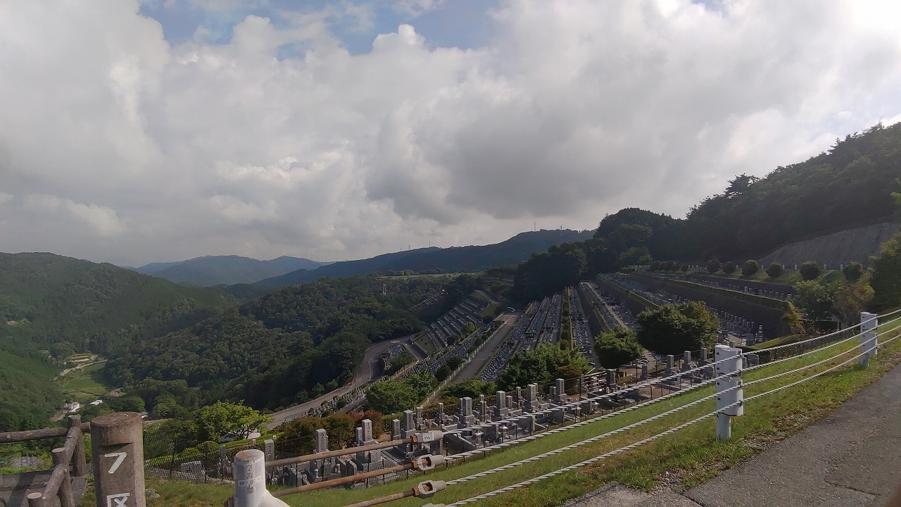 7区3番上段駐車場からの風景