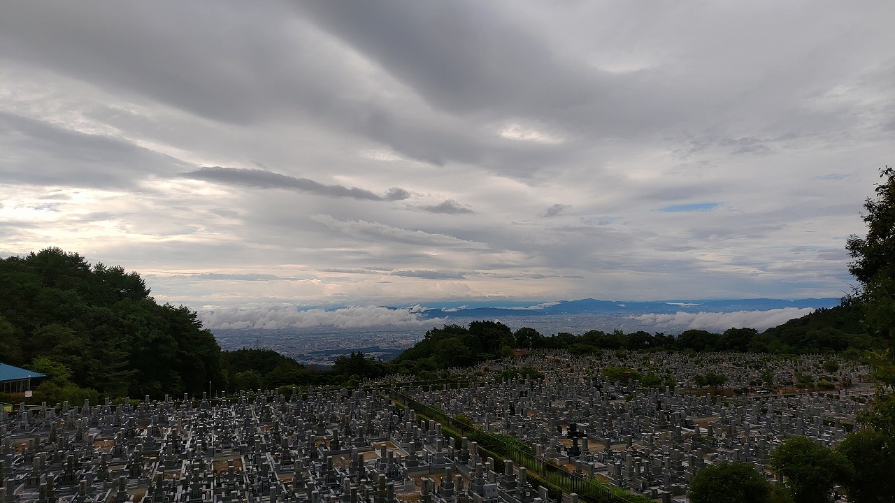 11区1番墓所から（南向き）風景