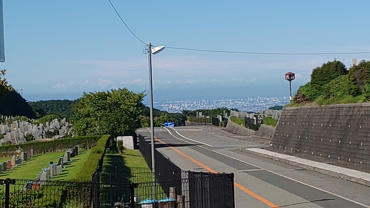 北口バス停～（望む）西宮・神戸市街地