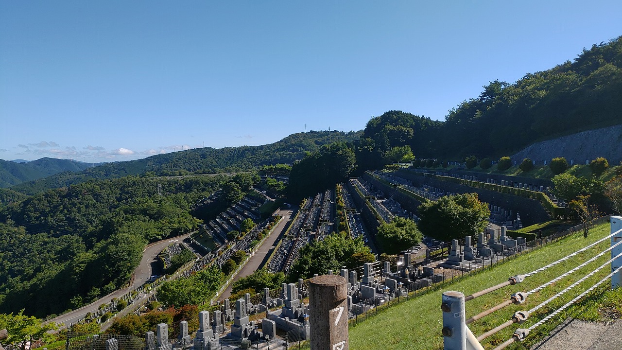 7区3番上段駐車場からの風景