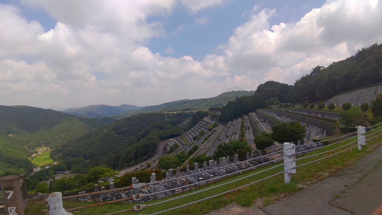 7区3番上段駐車場からの風景①