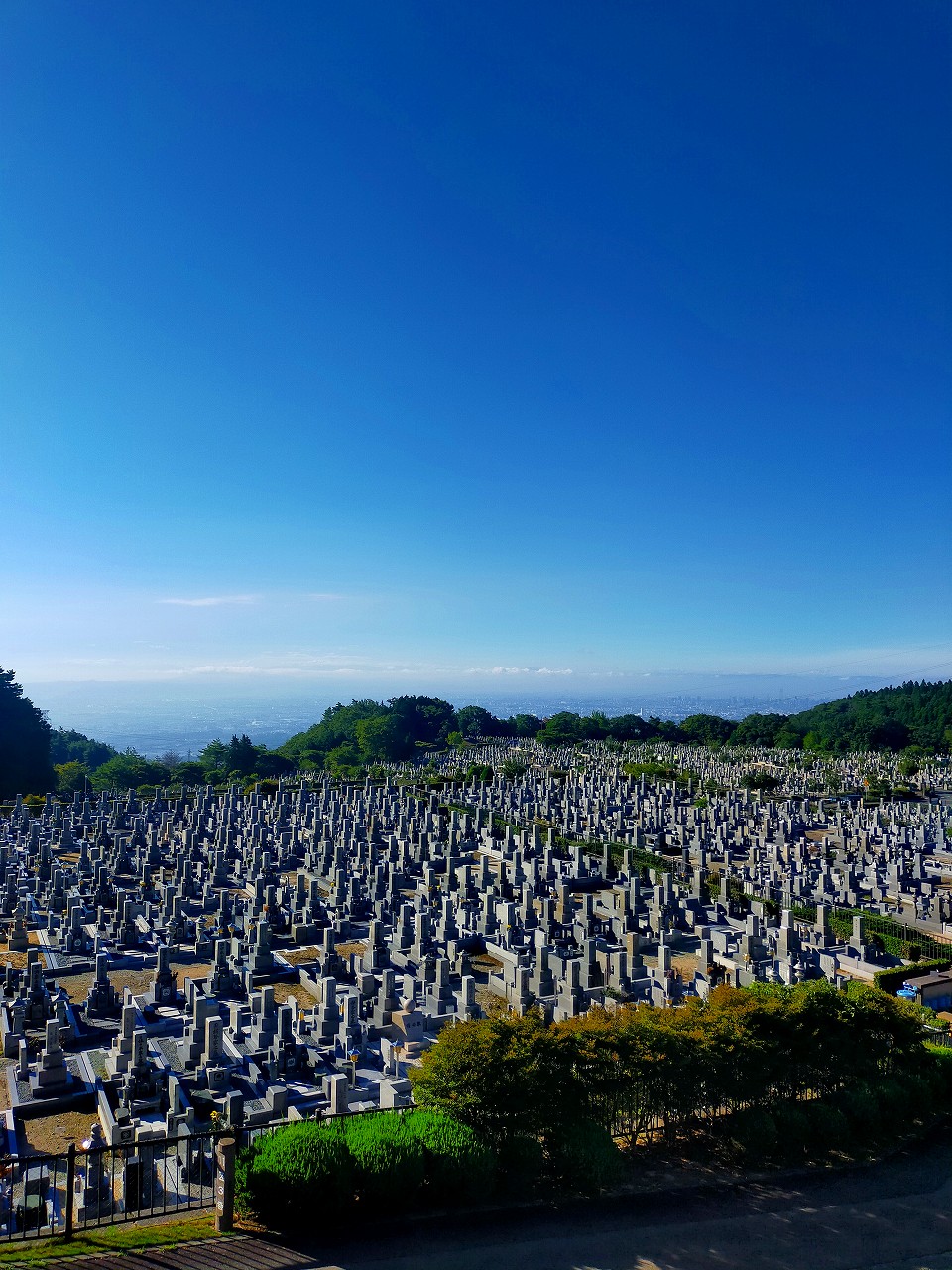 11区1番墓所から（南向き）風景