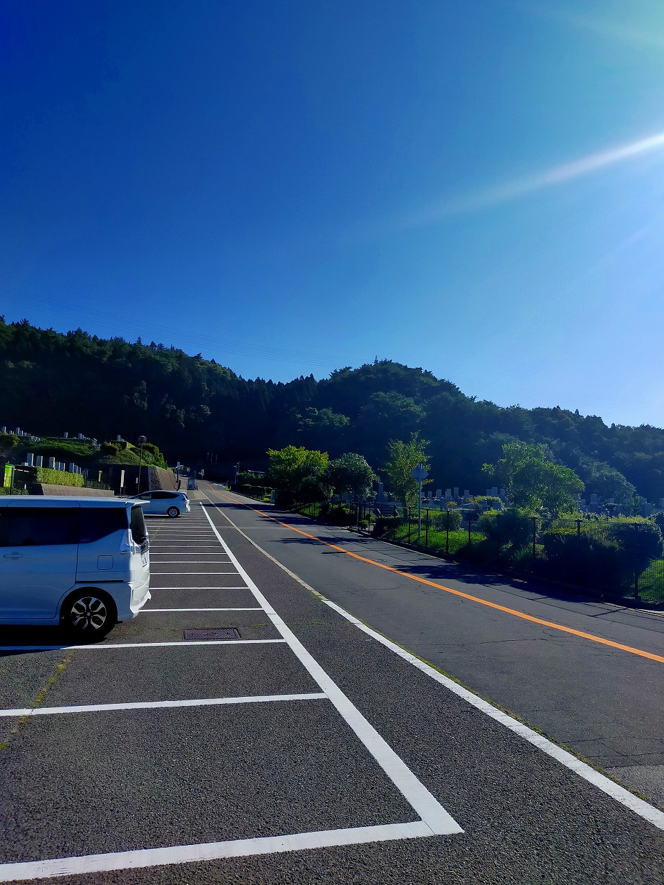 バス通り（北東向き）北口方向