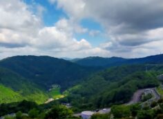 7区3番上段駐車場からの風景②