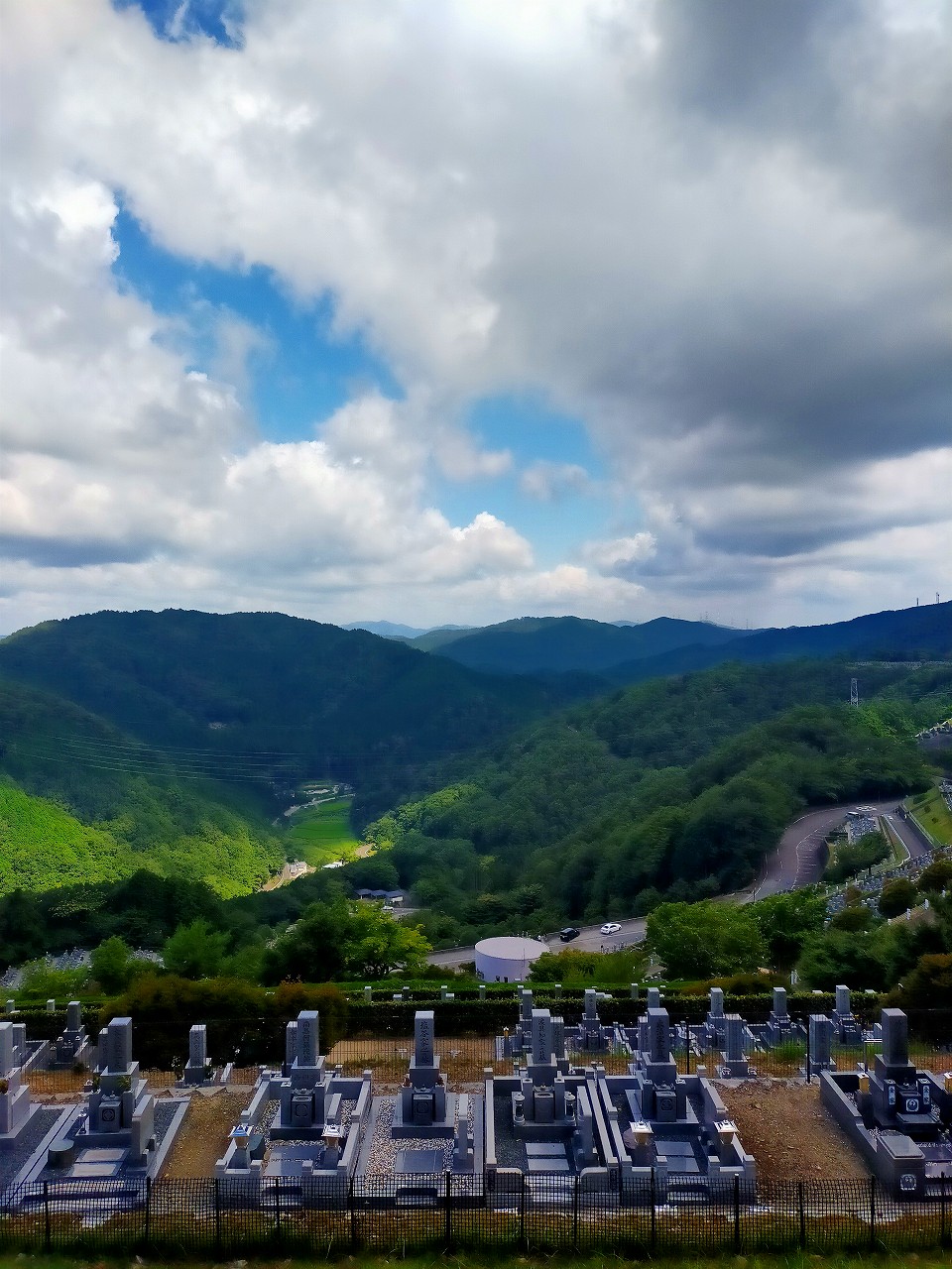 7区3番上段駐車場からの風景②