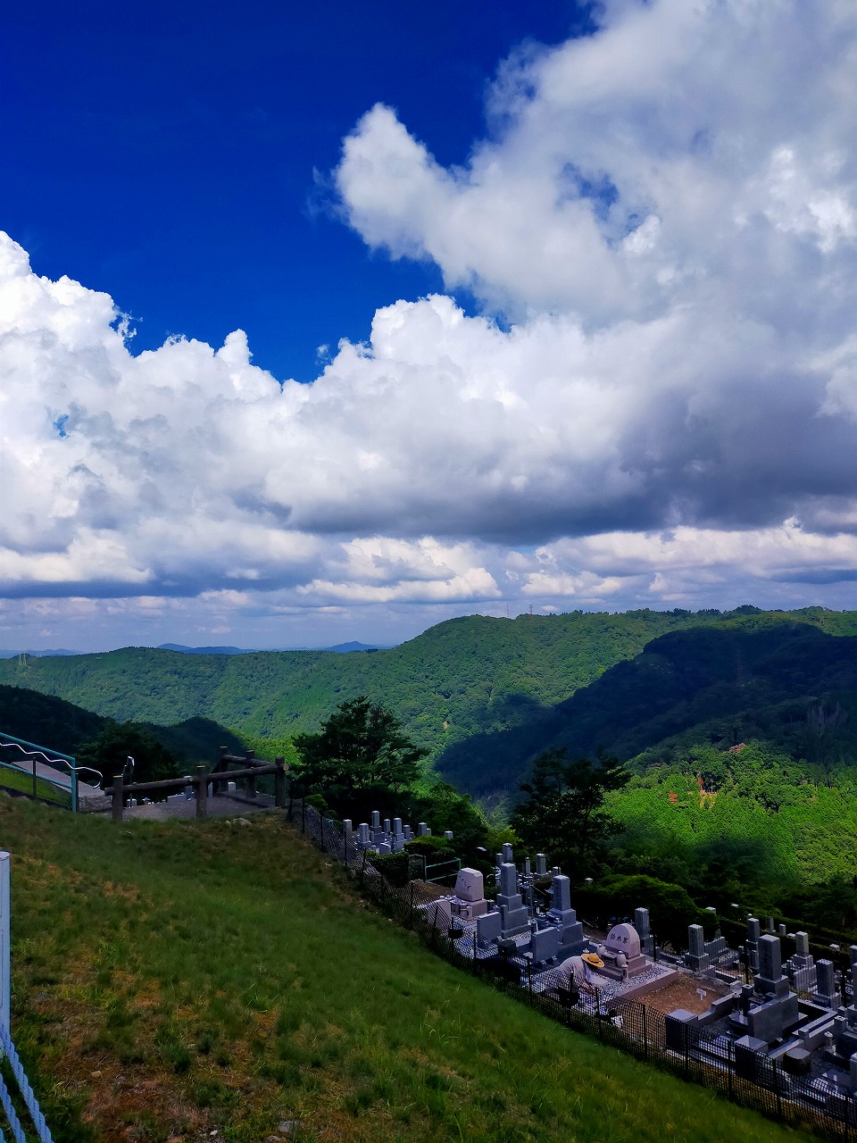 7区3番上段駐車場からの風景③