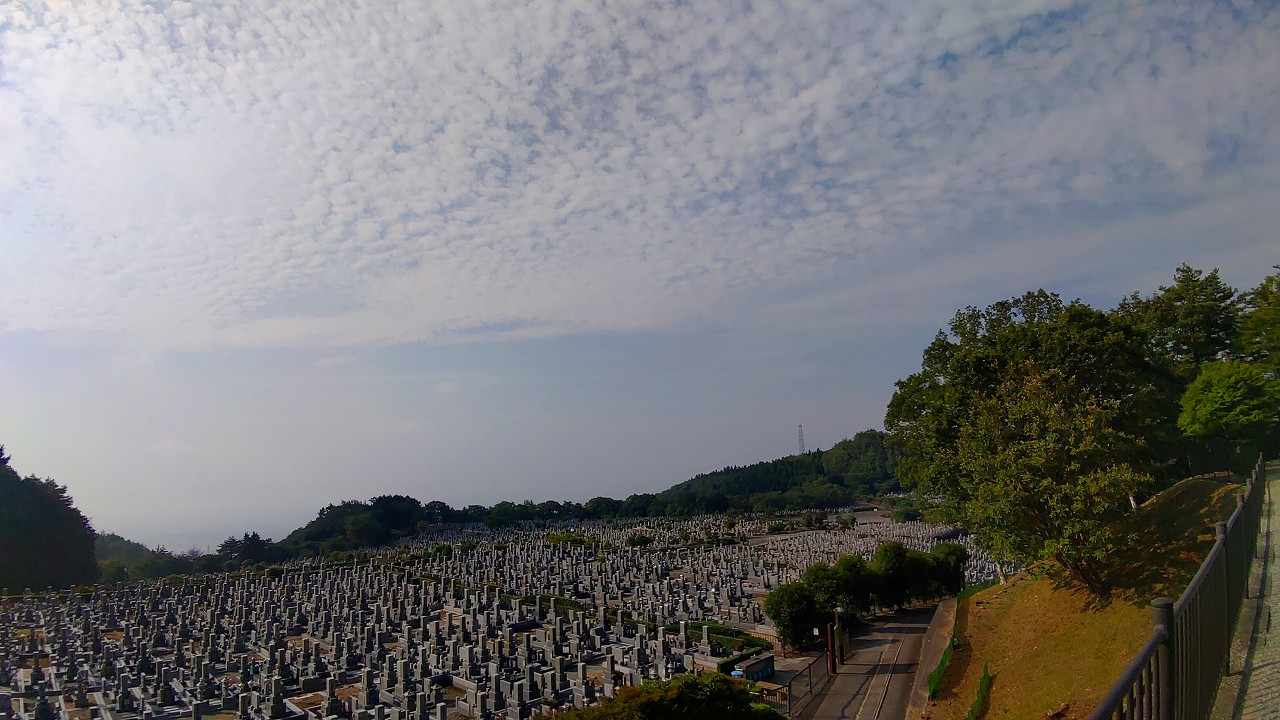 11区1番墓所から’（南向き）風景