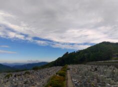 11区7番墓所から（北方向）風景