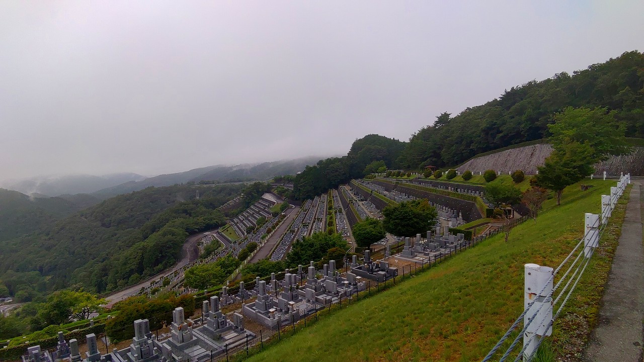 7区3番上段駐車場からの風景