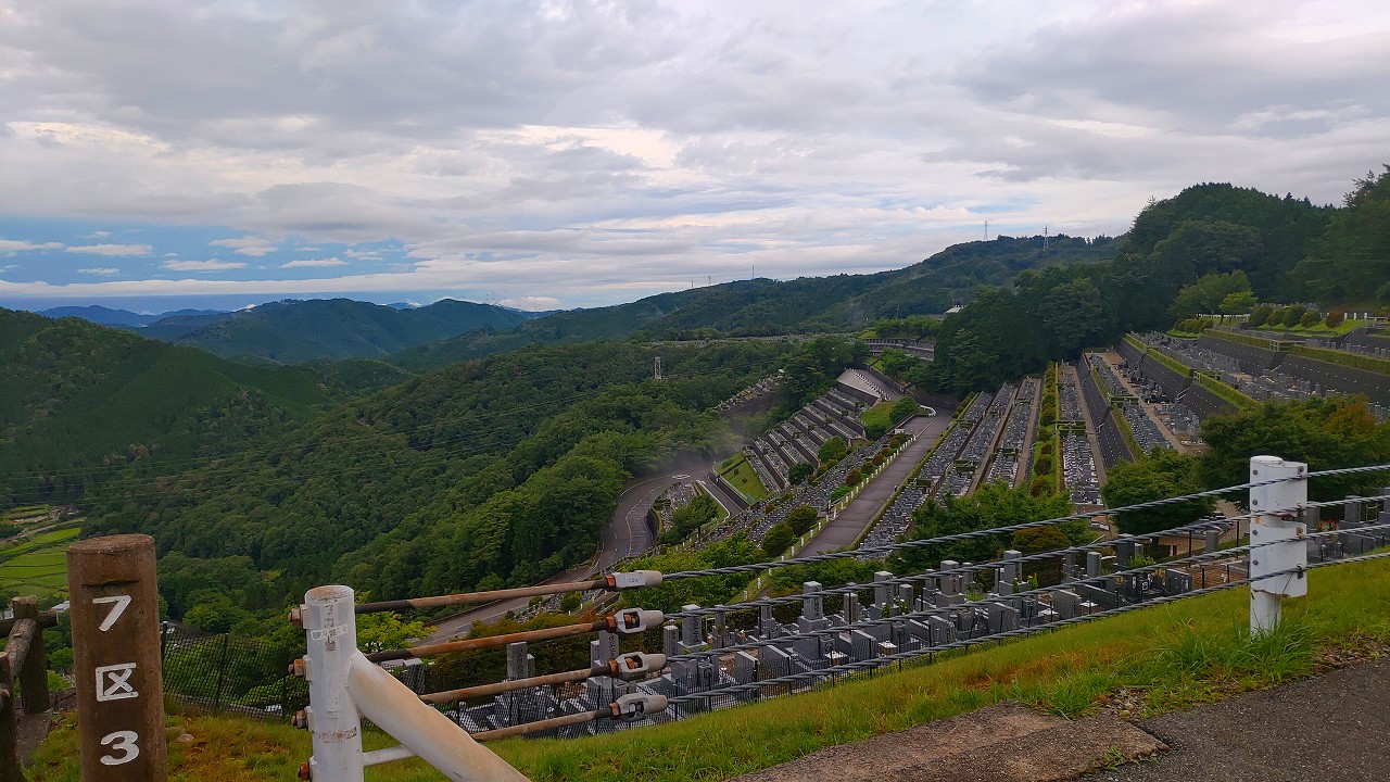 7区3番上段駐車場からの風景