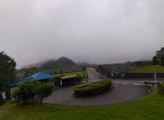 霊園北入り口から園内風景