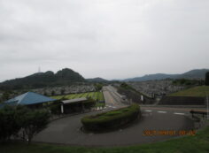 霊園北入り口から園内風景