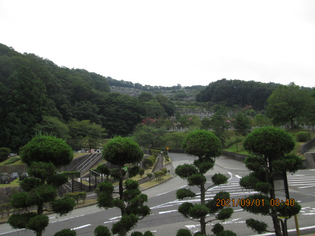 5区バス停からの風景