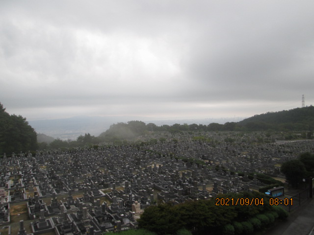 11区1番墓所から（南向き）風景