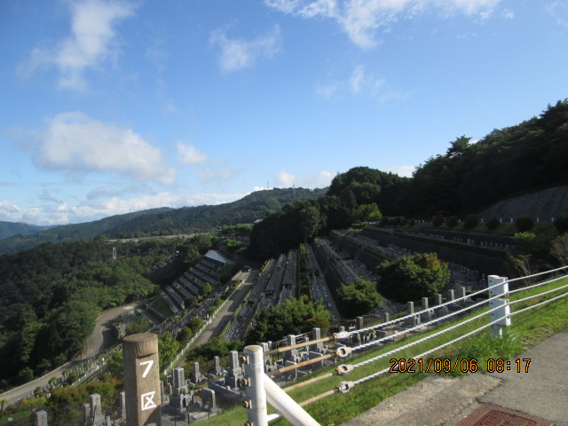 7区3番上段駐車場からの風景①