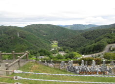 7区3番墓所上段駐車場からの風景②