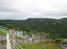 7区3番墓所上段駐車場からの風景③