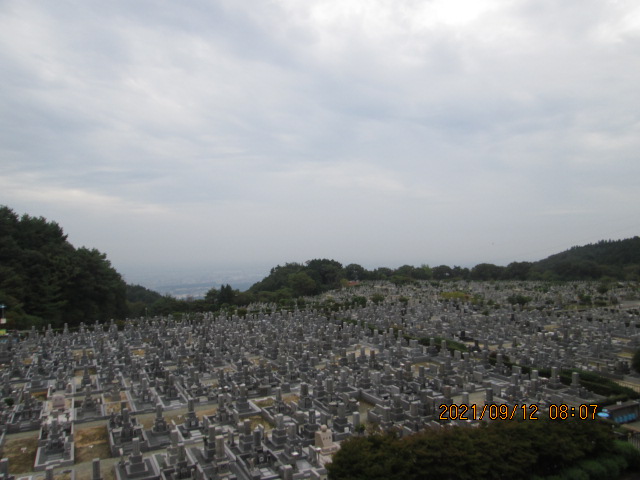 11区1番墓所から’（南向き）風景