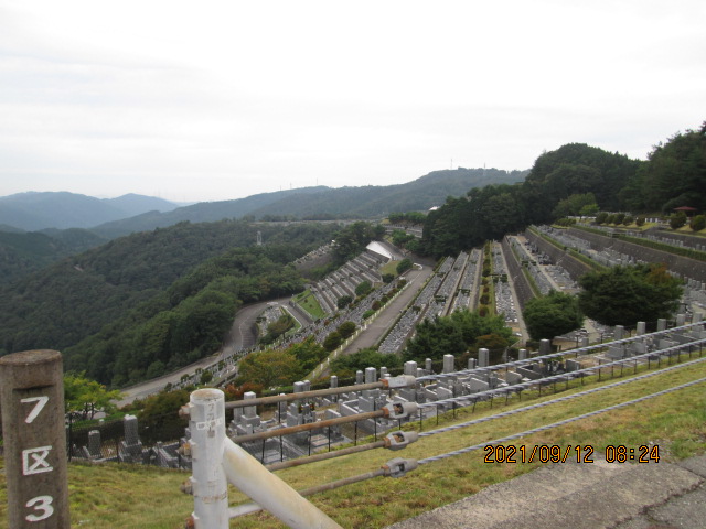 7区3番上段駐車場からの風景①