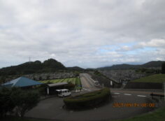 霊園北入り口から風景　