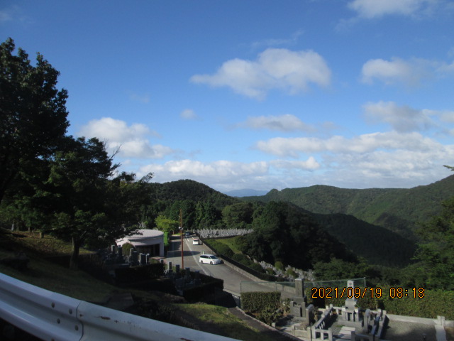 8区1/2番枝道からの風景