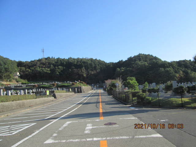 バス通り（北東向き）北入り口風景