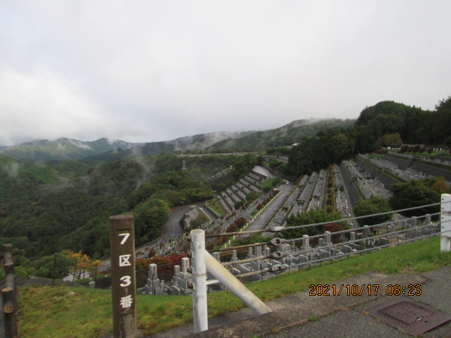 7区3番上段駐車場からの風景①