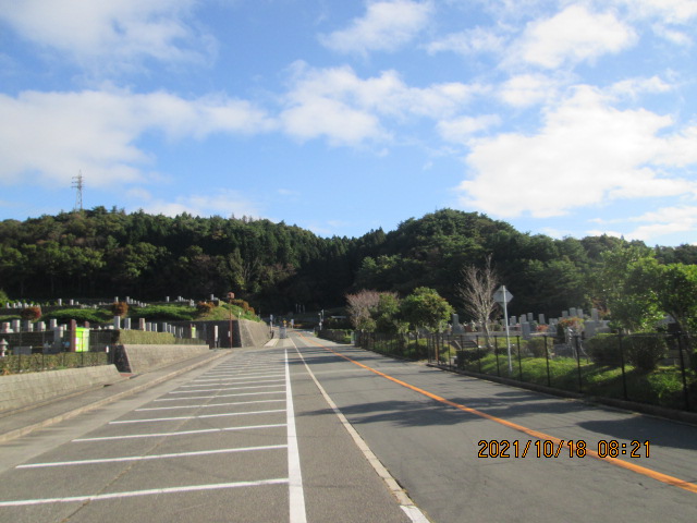 バス通り（北東向き）北口バス停方向