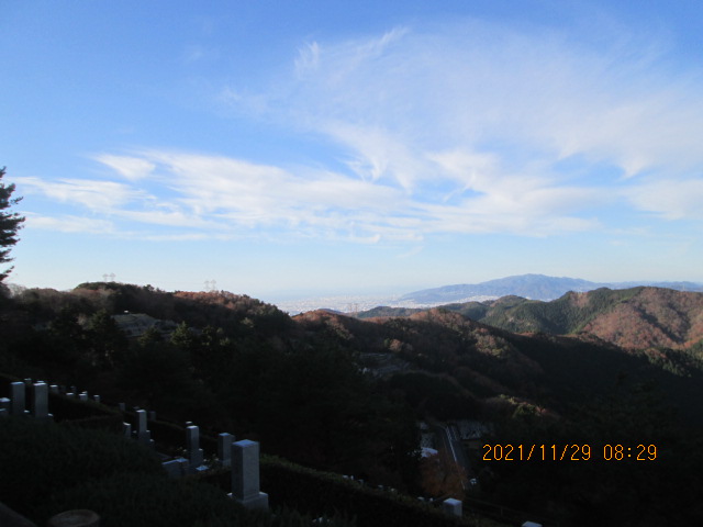 8区5番あずま家から（南西方向）