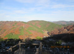 7区3番墓所上段駐車場からの風景②